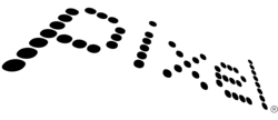 pixel logo negro